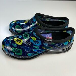 BRAND NEW Sloggers Dog Paw Heart Waterproof Garden & Rain Shoes - Size 8  NWT